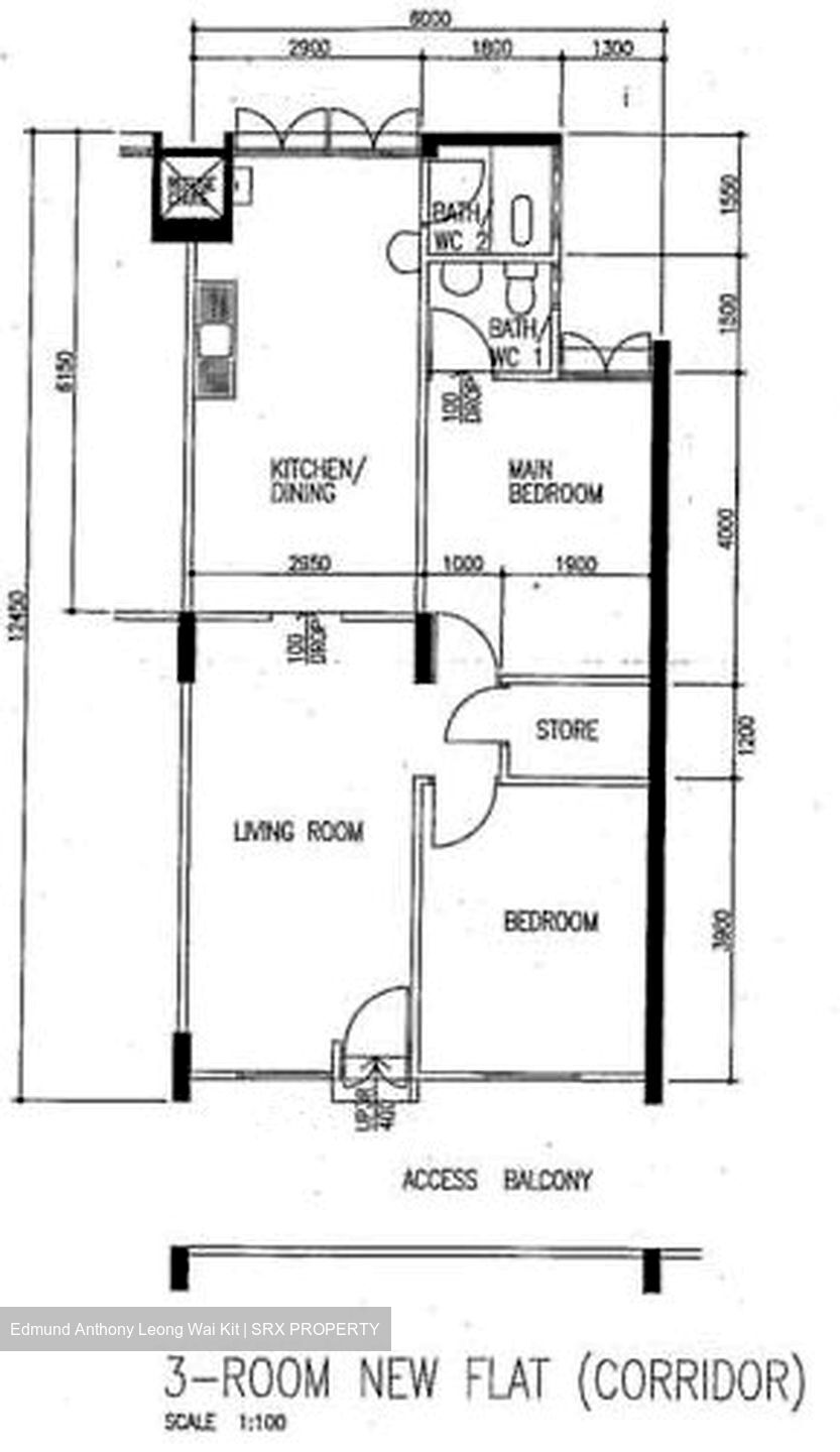 Blk 326 Clementi Avenue 5 (Clementi), HDB 3 Rooms #491813571